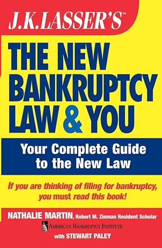 Beispielbild fr J.K. Lasser's The New Bankruptcy Law and You zum Verkauf von POQUETTE'S BOOKS