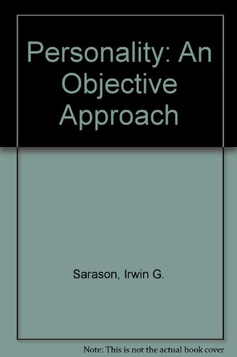 Beispielbild fr Personality - An Objective Approach - Second Edition zum Verkauf von Librairie Le Nord