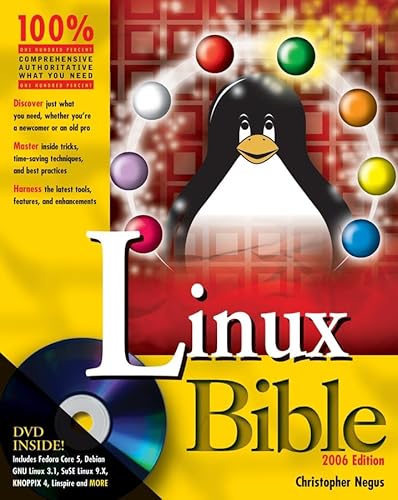 Beispielbild fr Linux Bible : Boot up to Fedora, KNOPPIX, Debian, SUSE, Ubuntu and 7 Other Distributions zum Verkauf von Better World Books