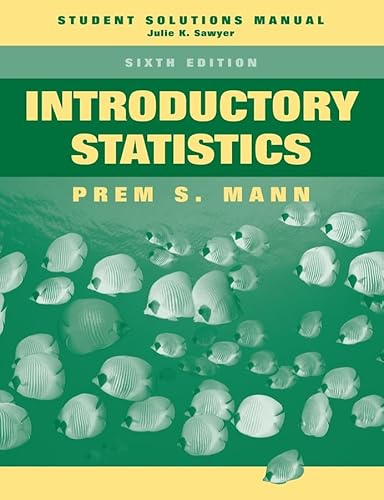 Beispielbild fr Introductory Statistics, Student Solutions Manual zum Verkauf von Better World Books