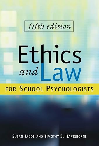 Stock image for Ethics and Law for School Psychologists for sale by SecondSale