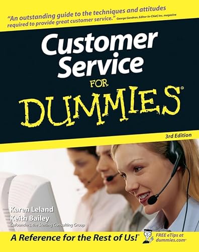 Stock image for Customer Service for Dummies for sale by Better World Books: West