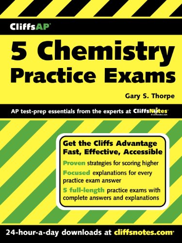 Imagen de archivo de CliffsAP 5 Chemistry Practice Exams (CliffsNotes AP) a la venta por HPB-Diamond