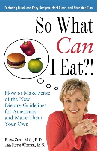SO WHAT CAN I EAT? How To Make Sense Of The Dietary Guidelines For Americans.