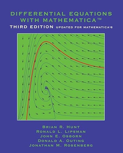 Beispielbild fr Differential Equations with Mathematica zum Verkauf von Zoom Books Company
