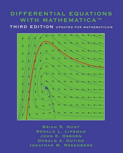 Stock image for Differential Equations with Mathematica for sale by Zoom Books Company