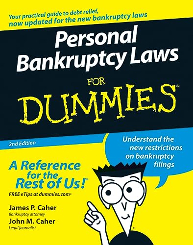 Beispielbild fr Personal Bankruptcy Laws for Dummies zum Verkauf von Better World Books