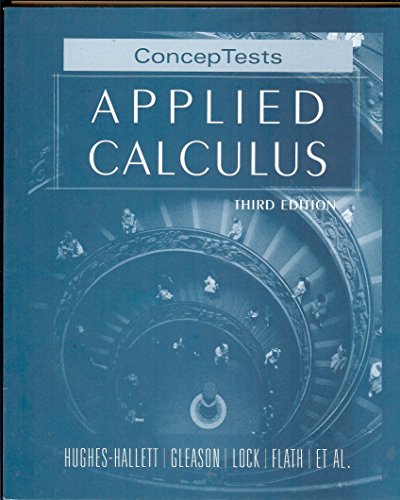 Applied Calculus (9780471775911) by Deborah Hughes-Hallett