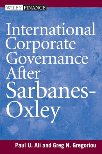 Stock image for International Corporate Governance after Sarbanes-Oxley for sale by Better World Books: West