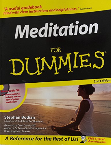 Stock image for Meditation For Dummies Book an for sale by SecondSale