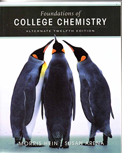 Imagen de archivo de Foundations of College Chemistry a la venta por Better World Books