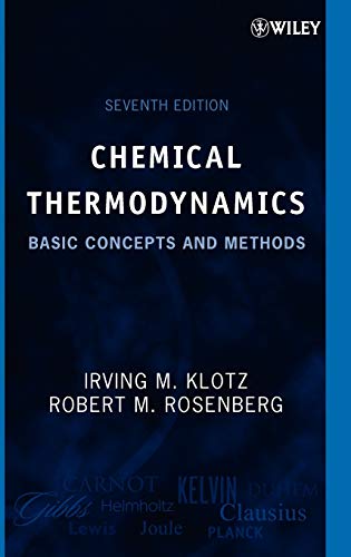 9780471780151: Chemical Thermodynamics: Basic Concepts and Methods