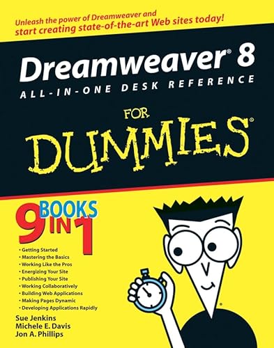 Dreamweaver 8 All-in-One Desk Reference For Dummies (9780471781424) by Jenkins, Sue; Davis, Michele E.; Phillips, Jon A.