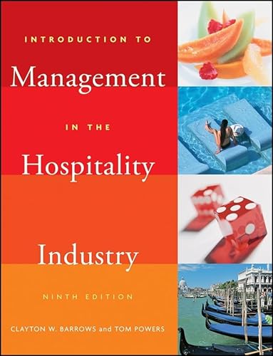 Stock image for Introduction to Management in the Hospitality Industry for sale by BookHolders