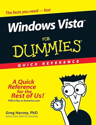 Imagen de archivo de Windows Vista for Dummies Quick Reference a la venta por Better World Books