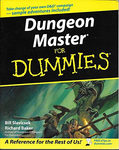 Imagen de archivo de Dungeon Master For Dummies (for the Dungeons & Dragons Roleplaying Game) a la venta por Books Unplugged