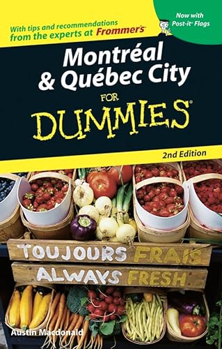 Stock image for Montreal & Quebec City For Dummies (Dummies Travel) for sale by Open Books