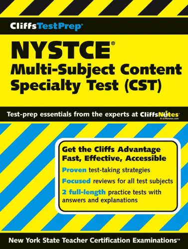 Stock image for CliffsTestPrep NYSTCE: Multi-Subject Content Specialty Test (CST) American BookWorks Corporation for sale by AFFORDABLE PRODUCTS