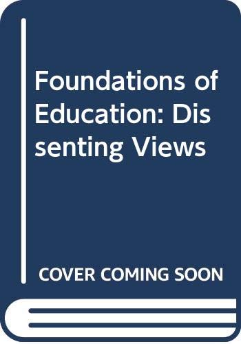 Beispielbild fr Foundations of Education zum Verkauf von Better World Books