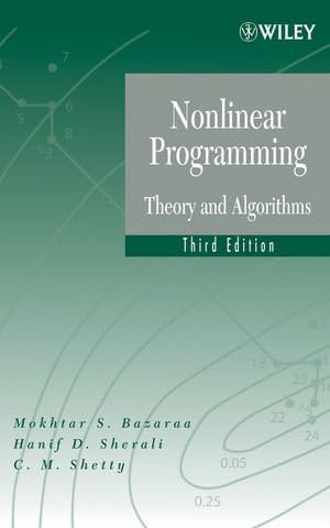 9780471787778: Nonlinear Programming: Theory And Algorithms