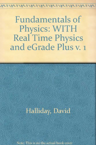 Fundamentals of Physics (v. 1) (9780471792109) by Unknown Author