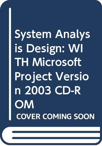 System Analysis Design (9780471792611) by Unknown Author