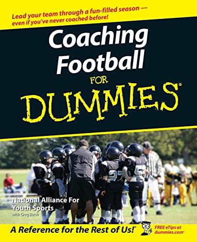 Beispielbild fr Coaching Football for Dummies zum Verkauf von Better World Books