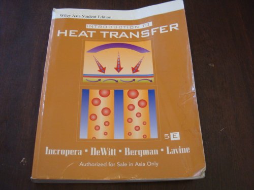 Beispielbild fr Introduction to Heat Transfer zum Verkauf von ThriftBooks-Dallas