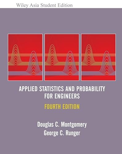 Stock image for WIE ASE Applied Statistics and Probability for Engineers for sale by ThriftBooks-Atlanta