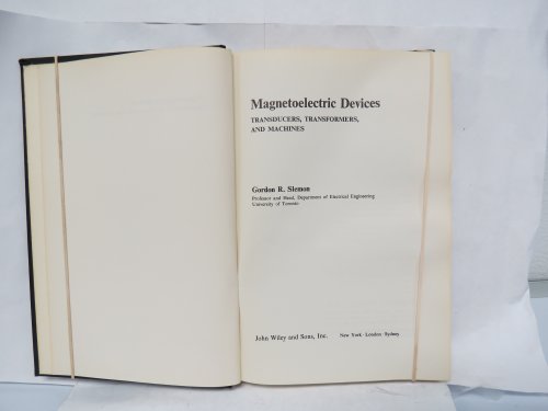 9780471798408: Magnetoelectric Devices: Transducers, Transformers and Machines