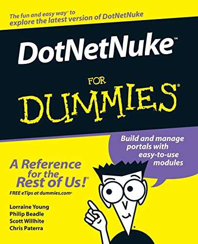 Imagen de archivo de DotNetNuke for Dummies a la venta por Better World Books