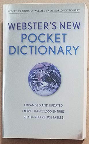 Beispielbild fr Webster's New Pocket Dictionary zum Verkauf von SecondSale