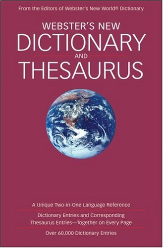 Beispielbild für Webster's New Dictionary and Thesaurus zum Verkauf von Hippo Books