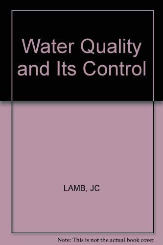 Beispielbild fr Water Quality and Its Control zum Verkauf von gigabooks