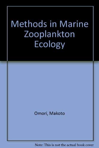 9780471801078: Methods in Marine Zooplankton Ecology