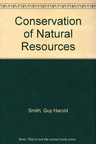 Stock image for Conservation of Natural Resources for sale by Better World Books