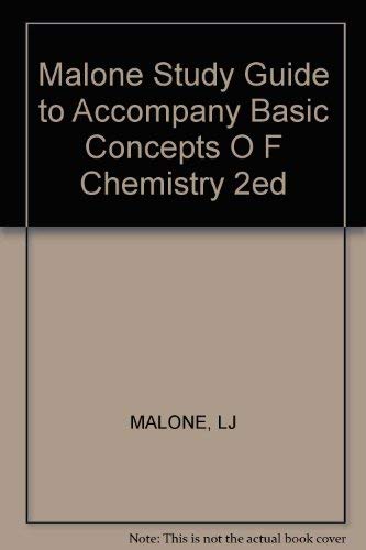 Stock image for Basic Concepts of Chemistry for sale by dsmbooks