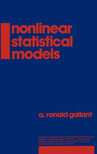 Beispielbild fr Nonlinear Statistical Models zum Verkauf von BooksRun