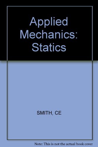 Imagen de archivo de Statics (Applied Mechanics) a la venta por medimops