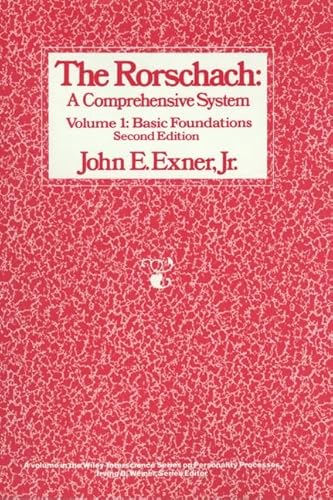 The Rorschach :; a comprehensive system, volume 1, basic foundations