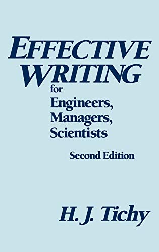 9780471807087: Effective Writing for Engineers, Managers, Scientists, 2nd Edition
