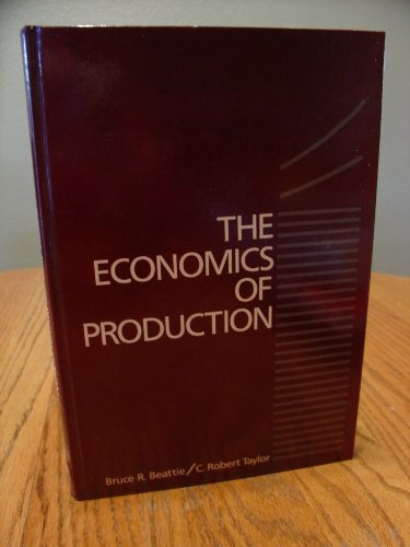 Stock image for The Economics of Production for sale by Better World Books