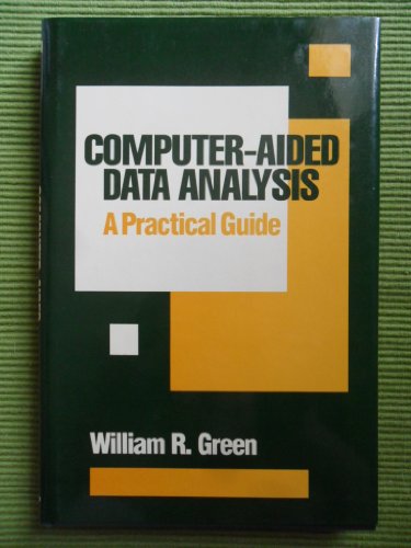 9780471809289: Computer–Aided Data Analysis: A Practical Guide