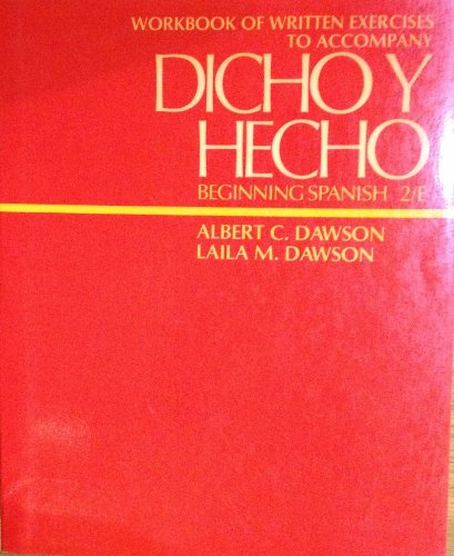 Imagen de archivo de Dicho y Hecho a la venta por ThriftBooks-Dallas