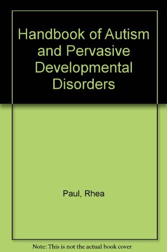 Beispielbild fr Handbook of Autism and Pervasive Developmental Disorders zum Verkauf von Jenson Books Inc