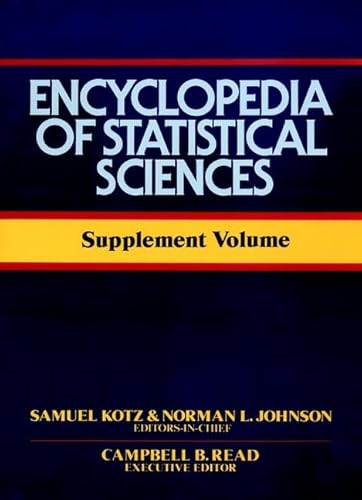 Beispielbild fr Encyclopedia of Statistical Sciences: Suppt (Encyclopaedia of Statistical Sciences) zum Verkauf von WorldofBooks