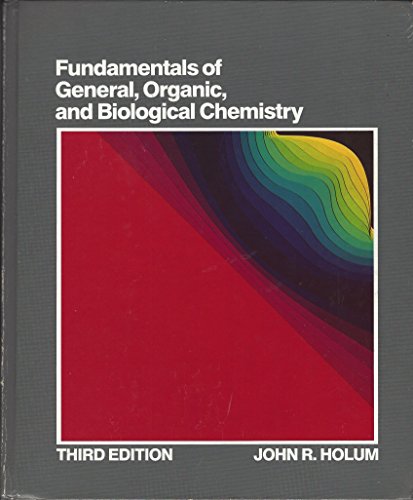 Beispielbild fr Fundamentals of general, organic, and biological chemistry zum Verkauf von Irish Booksellers