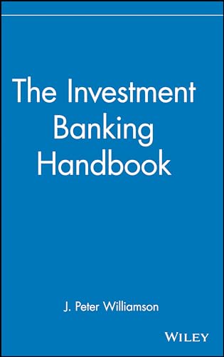 Imagen de archivo de The Investment Banking Handbook (Frontiers in Finance Series) a la venta por HPB-Red