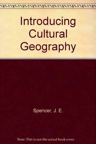 Stock image for Introducing cultural geography for sale by Basement Seller 101