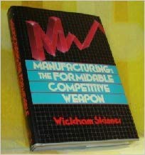 9780471817390: Manufacturing: The Formidable Competitive Weapon